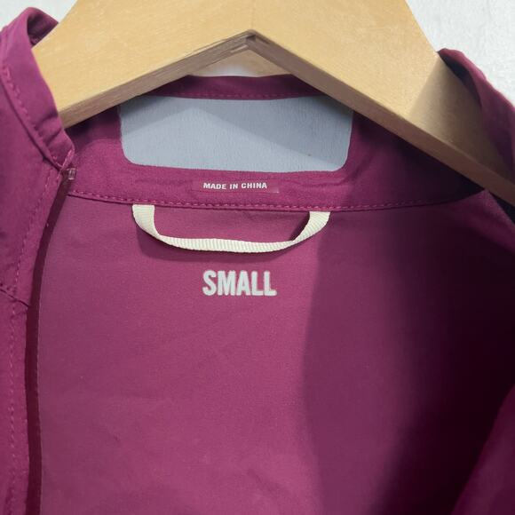 Rapha Jacket Womens Small Classic Wind Zip Cycling Windbreak Plum Purple - Picture 10 of 14